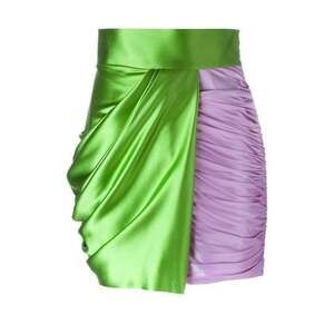 Fausto Puglisi - Bi-Color Silk Asymmetric Mini Skirt - IT 42